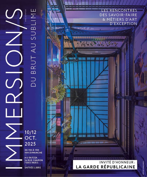 IMMERSION/S : du brut au sublime — l’artisanat d’art à l’état pur