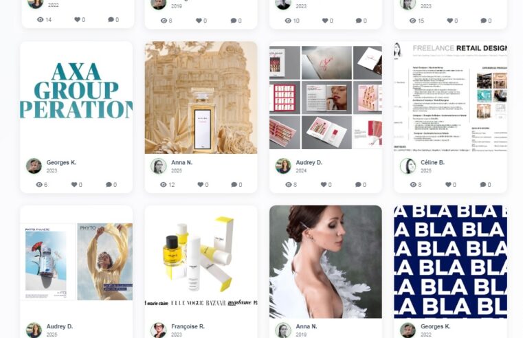 Les meilleurs portfolios et réseaux pour designers graphiques luxe en 2026