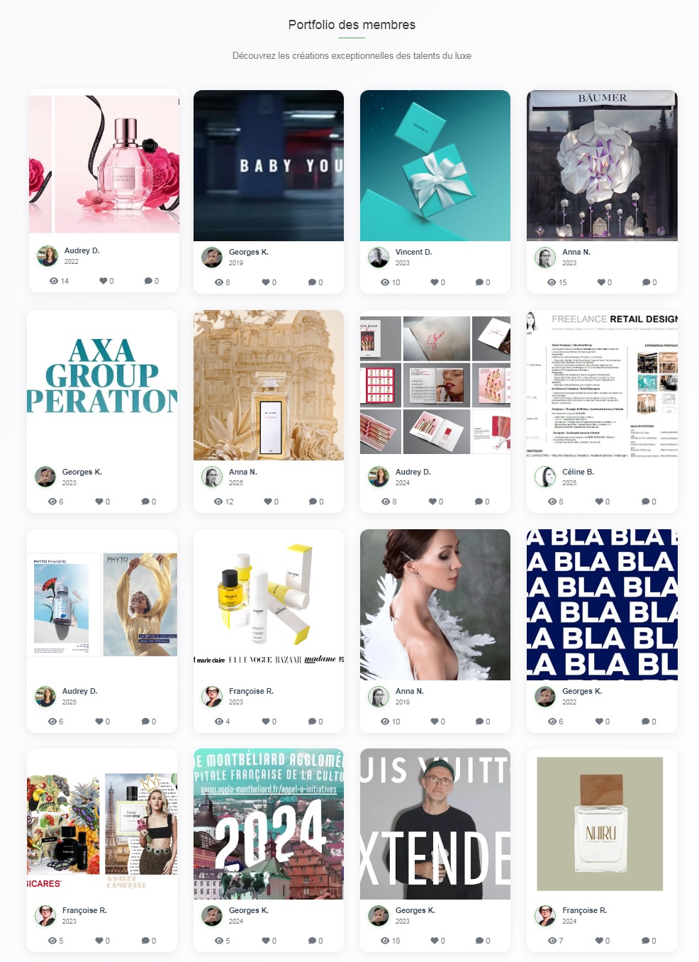 Les meilleurs portfolios et réseaux pour designers graphiques luxe en 2026