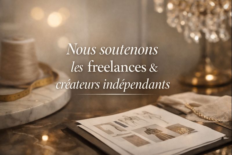 Nous soutenons les freelances et créateurs indépendants
