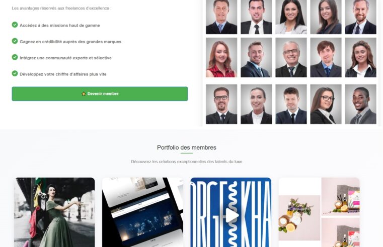 Luxe Freelance : la plateforme
