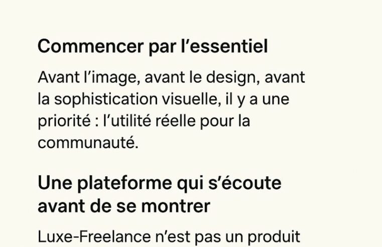 Pourquoi nous avons lancé une version 1.0 volontairement sobre