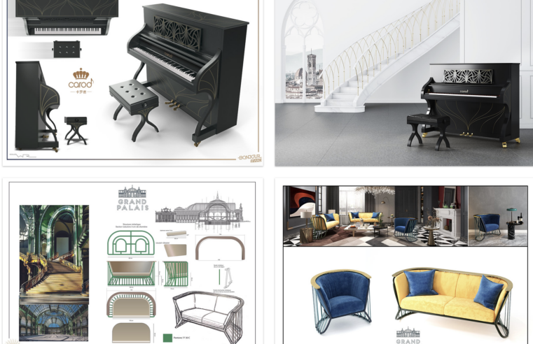 Exploration du projet “Furniture design” de William Rigoulet sur Luxe-Freelance