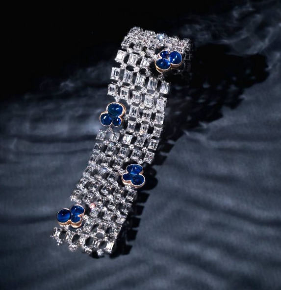 Bracelet Diamants et Saphirs